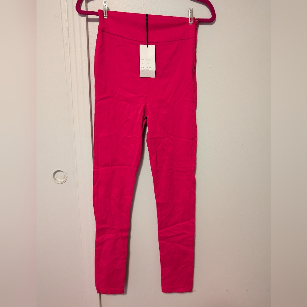 High Waisted Pink Pants